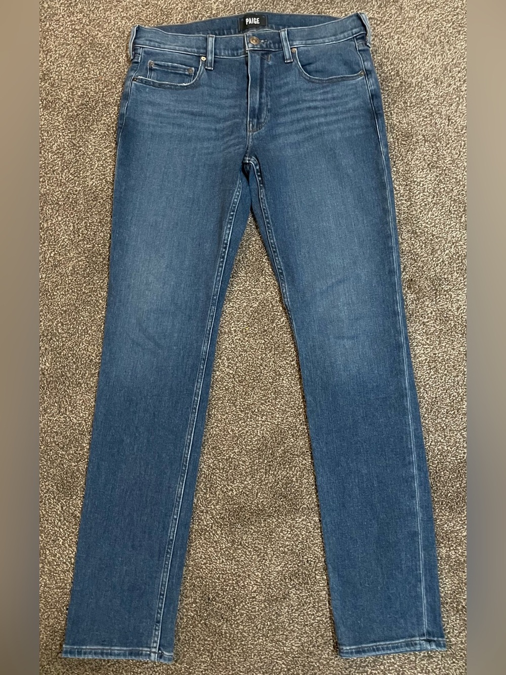 PAIGE Dark Blue Skinny Jeans